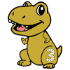 Cute Dinosaur - 3rd Birthday
