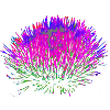 Neon-Blume– Pop-Art Design