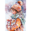 Aquarelle Fantaisie d’hiver