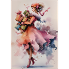 Déesse du cadeau aquarelle