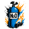 N2O Bottle Racing, Nitro Power Shirt