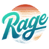 Rage Neon Retro Lettering