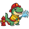 Dino Firefighter Hero