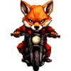 Motorcycle Foxes
