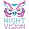 Night Vision Owl Retro Cyberpunk