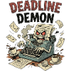 Deadline Demon – Vred retro skrivemaskine