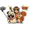 Animal Selfie Crew with Banana