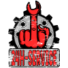 Mittelfinger Stinkerfinger 24h Service Design Rot