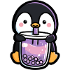 Kawaii Penguin Bubble Tea Boba