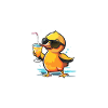 Party-Ente mit Spruch und Cocktail Fun
