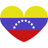Venezuela heart flag