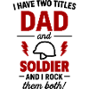 Dad Soldier Gift Father's Day Christmas