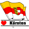 Carinthia County Flag with Heart
