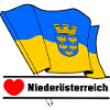 Lower Austria Flag with Heart