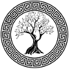Symbole antique de l'olivier noir