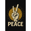 Peace Hand Retro Design