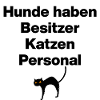 Dogs have owners, cats have staff