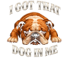 Bulldog Power – Dog Motif Pullover Hoodie