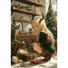 Elf Gardener in Cozy Workshop