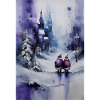 Couple de Neige Violette par Ville