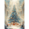 Aurora Blue Weihnachtskathedrale