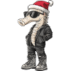 Seepferd Weihnachten Winter