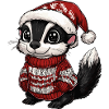 Noël de Noël moufette