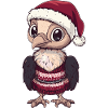 Harpy Bird Christmas Xmas