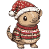Armadillo Christmas Xmas