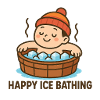 Kuscheliges Eisbad Motiv