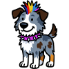 Australian Shepherd Punk Design