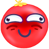 Christmas Ball Embarrassed Smile