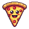 Pixel Pizza Smiling Slice