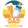 Dad 2026 Daddy-to-be Baby Ad Dad