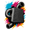 Neon Intercooler, Turbo Tuning Shirt