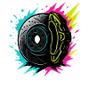 Neon brake power, racing tuning shirt