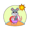 Mouse Swimming Swim Ring Summer