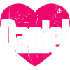 J’aime Daniel Pink Heart J’aime Daniel