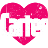 J’aime Carter Coeur rose J’aime Carter