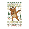 Dabbing Reindeer: Merry Christmas