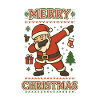 Dabbing Santa Christmas