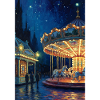 Nachtkarussell im Lichterglanz