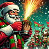 Christmas Ultras Santa Fireworks