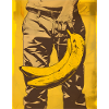 Banana in street art style