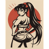 Pin-up d’une combattante