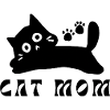 Minimalistisches Katzengesicht