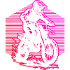 Modern motocross artwork