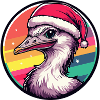 Christmas Easter Shade Neon Stripes