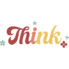Think Floral Retro Gradient