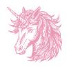 Unicorn head
